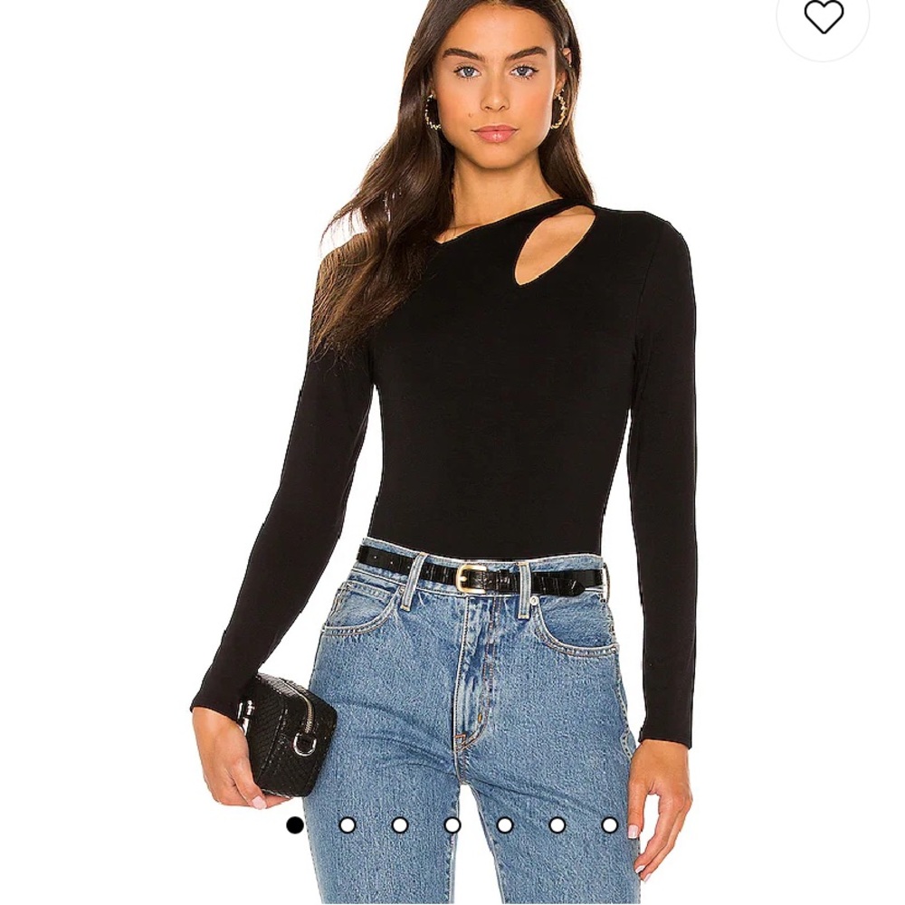 NAT Revolve Krisa Cut Out Long Sleeve Top